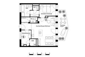 City-Luxus im Gerling Quartier – EG-Wohnung, 3 Zimmer  mit Terrasse & kleinem Garten – Die vollständige Adresse der Immobilie erhältst du vom Anbieter., 50670 Altstadt/Nord, Köln – Vorschaubild 16