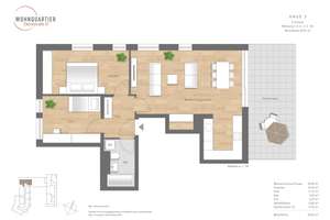 MODERNE 3 - DACHTERRASSENWOHNUNG IN AUGSBURG / PFERSEE – Die vollständige Adresse der Immobilie erhältst du vom Anbieter., 86157 Pfersee-Nord, Augsburg – Vorschaubild 2