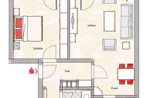 zentrumsnah und ruhig...2-Zi.-ETW in Erlangen - Mozartstrasse – Die vollständige Adresse der Immobilie erhältst du vom Anbieter., 91052 Stubenloh, Erlangen – Vorschaubild 3