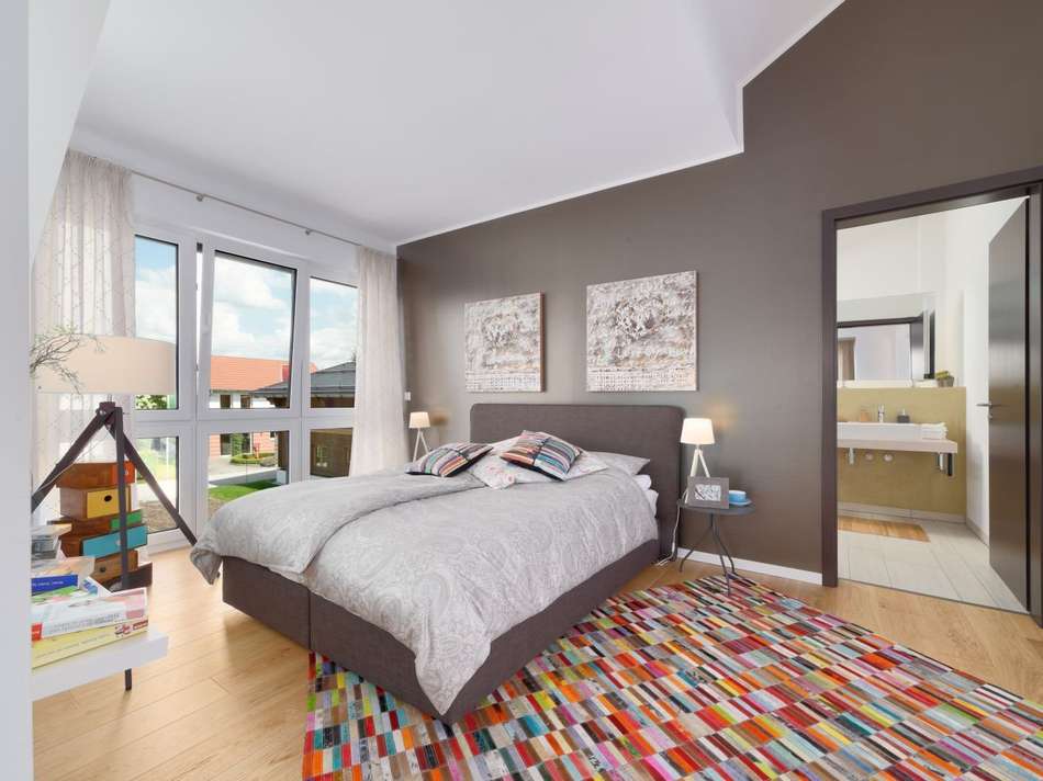 Modernes Schlafzimmer-Feeling