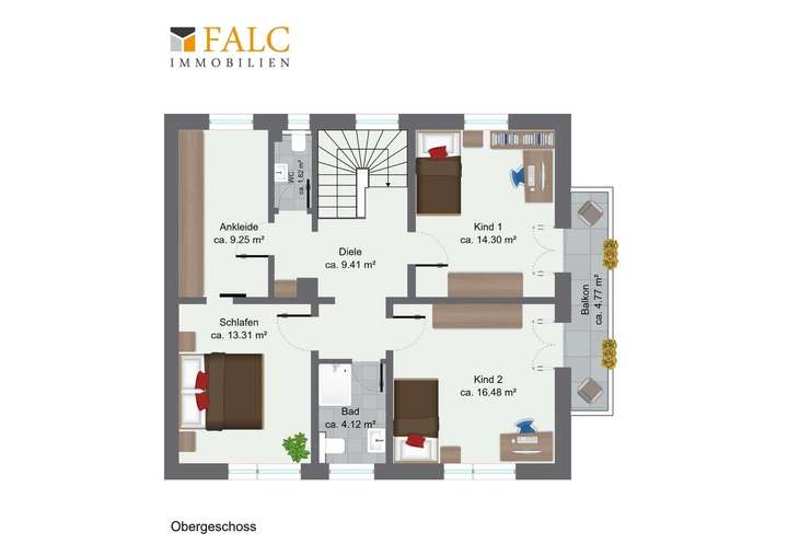 Grundriss Obergeschoss