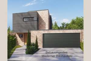Bebauungsidee: Einzelhaus auf ruhigem Südgrundstück!