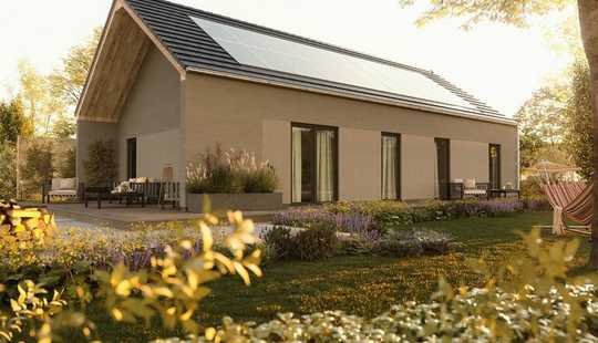 Bild von Neubau-Projekt in Ihlpohl - Bungalow 100 mit überdachter Terrasse & Kathedraldecke - Novo