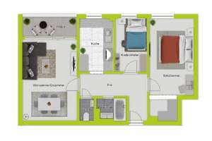 3-Zimmer Wohnung mit Loggia in Köln-Porz-Urbach – Die vollständige Adresse der Immobilie erhältst du vom Anbieter., 51145 Urbach, Köln – Vorschaubild 11
