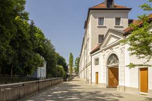STUDIO am WASSER - BLICK ins GRÜNE - MITTEN in der STADT - EINZIGARTIGE ATMOSPHÄRE im DENKMAL! – Am Neudeck 12, 81541 Untere Au, München – Vorschaubild 23
