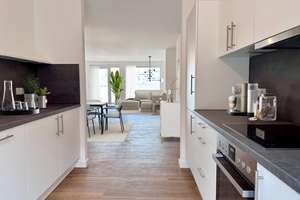 Neubaugebiet H-Kronsode: MAISONETTE m. EBK, eigenem Eingang, Fußbodenheizung, Garten, Gäste-WC, TG