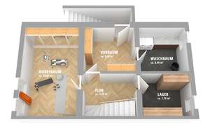 Schönes Reihenendhaus  mit Garten, Garage und Stellplatz in Nürnberg-Gebersdorf – Die vollständige Adresse der Immobilie erhältst du vom Anbieter., 90449 Gebersdorf, Nürnberg – Vorschaubild 24
