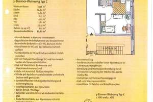 Hier sind die Nachbarn nett - große 3-Zimmerwohnung in Krefeld-Bockum – Am Badezentrum 11, 47800 Bockum, Krefeld – Vorschaubild 2