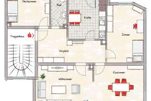 Stilvolle Dachgeschosswohnung in begehrter Lage – 67061 Süd, Ludwigshafen am Rhein – Vorschaubild 10