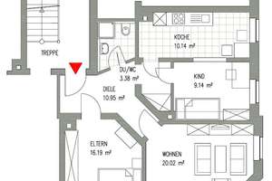 Möckern- individuelle kleine 3-Raum-Wohnung mit Duschbad in ruhiger Lage – Die vollständige Adresse der Immobilie erhältst du vom Anbieter., 4159 Möckern, Leipzig – Vorschaubild 14