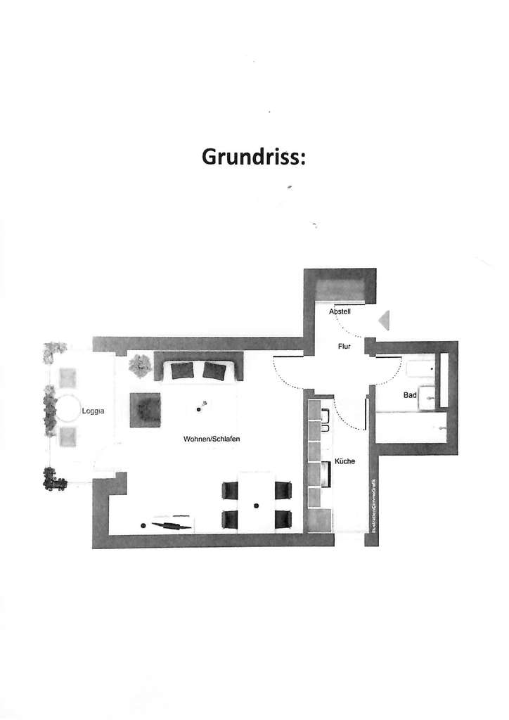 Immobilie in Haar - * 5 % Rendite*Sonniges 1-Zimmer-Appartement mit Bergblickoggia und TG-Stellplatz - Bild 0