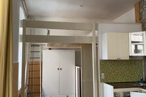 Wunderschöne Einzimmerwohnung: Hochbett, Küche und Wannenbad. Altbau mit Gartennutzung. – Hacketäuerstrasse 68, 51063 Mülheim (Ortsteil), Köln – Vorschaubild 4