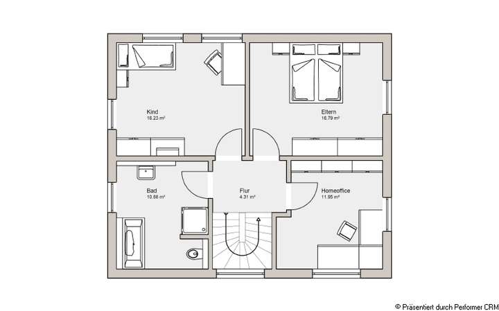 Grundriss Dachgeschoss