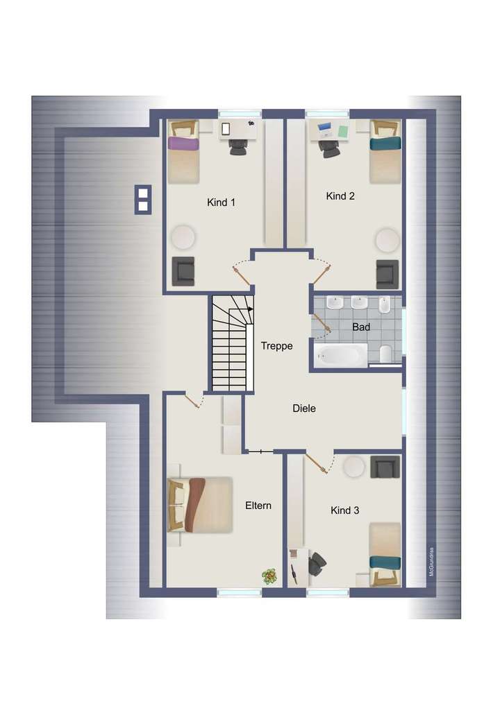 Grundriss Dachgeschoss