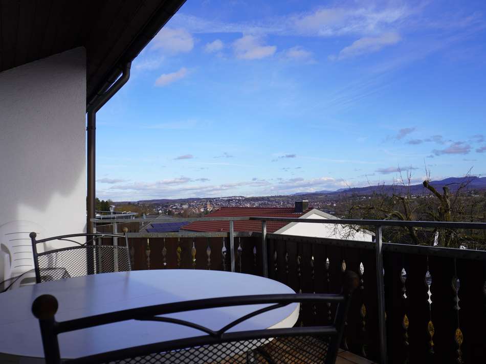 Ausblick Balkon