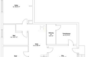 Traumhaus am Feldrand! Sonnige Weitblicke. Mit wohnfertig ausgebautem Keller / Praxis / Büro – Die vollständige Adresse der Immobilie erhältst du vom Anbieter., 64823 Groß-Umstadt – Vorschaubild 64