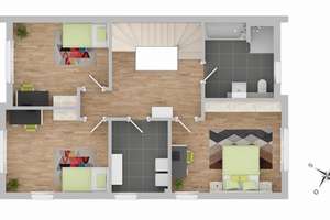 Rohbau FERTIG !!! Exklusive Doppelhaushälfte im Neubaugebiet (St. Anton-Siedlung). – Die vollständige Adresse der Immobilie erhältst du vom Anbieter., 86165 Lechhausen-Ost, Augsburg – Vorschaubild 15