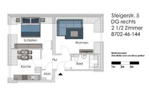 schöne Dachgeschosswohnung im Grünen ! kurzfristig verfügbar ! – Steigerstraße 5, 45891 Erle, Gelsenkirchen – Vorschaubild 12
