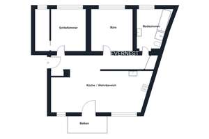 Südviertel-Charme mit Stil: 3 Zimmer mit Kamin, Einbauküche & Balkon – 48153 Schützenhof, Münster – Vorschaubild 13