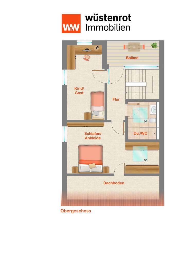 Dachgeschoss DHH rechts