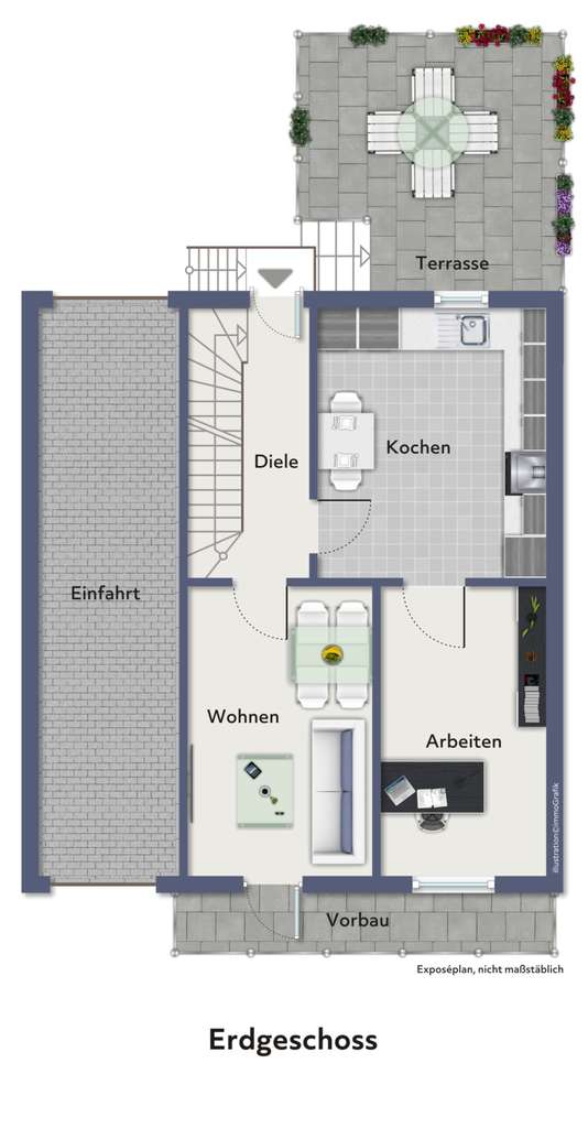 Immobilie in Wiesloch - Charmantes Einfamilienhaus mit einzigartigem Grundstück in Wiesloch-Baiertal - Bild 3
