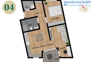 2-Zi.-ETW im Stadtteil St. Johannis. / Baubeginn erfolgt und bereits über 60% verkauft! – Schnieglinger Str. 12, 90419 Sandberg, Nürnberg – Vorschaubild 2