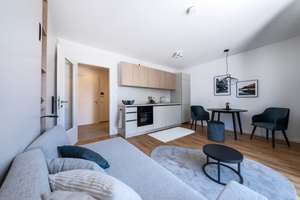 Stilvolles ausgestattetes 1-Zimmer-City-Apartment mit Balkon und moderner EBK – Die vollständige Adresse der Immobilie erhältst du vom Anbieter., 81671 Echarding, München – Vorschaubild 8