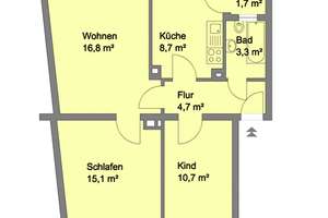 Schöne 3-Zimmer Wohnung im Norden von Nürnberg – Eisenacher Str. 10, 90491 Schoppershof, Nürnberg – Vorschaubild 10