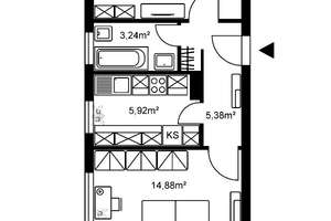 Gemütliche 2-Zimmer-Wohnung mit neuem Fußboden sucht Nachmieter! – Schaumburger Straße 77, 65936 Sossenheim, Frankfurt am Main – Vorschaubild 2
