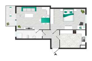 2-Zimmer-Etagenwohnung mit Potenzial zur individuellen Gestaltung in Berlin (Wilmersdorf) – Die vollständige Adresse der Immobilie erhältst du vom Anbieter., 10715 Wilmersdorf, Berlin – Vorschaubild 7