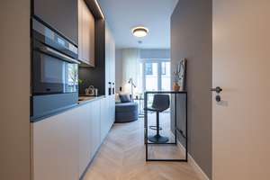 "Summer in the City" | Stylische Erdgeschoss-Wohnung mit eigener Terrasse und Komplettausstattung! – Mindener Straße 102-110, 40227 Oberbilk, Düsseldorf – Vorschaubild 2