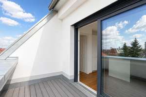 Dachgeschoss-Maisonette ** Neubau am Park ** Süd-Terrasse ** Einbauküche ** Lift – Beuchaer Straße 17, 4318 Anger-Crottendorf, Leipzig – Vorschaubild 2