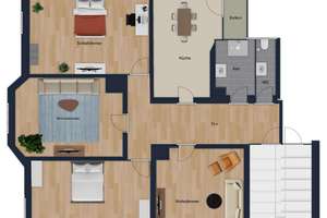 BRUMANI | Charmante Altbauwohnung mit Dielen, hohen Decken & viel Licht in Weststadt – Die vollständige Adresse der Immobilie erhältst du vom Anbieter., 76185 Weststadt, Karlsruhe – Vorschaubild 29