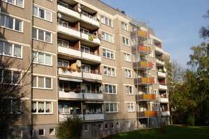 Single Wohnung mit Balkon