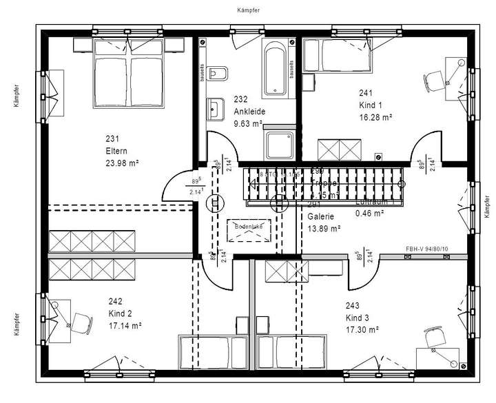Alternativer Grundriss DG