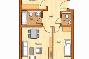 Helle 3-Zimmer-Wohnung mit Balkon, Einbauküche und TG-Stellplatz in Heimstetten – 85551 Kirchheim bei München – Vorschaubild 11