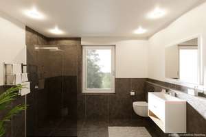 KfW 40 QNG Neubau: Lichtdurchflutete 3-Zimmer-Wohnung mit Terrasse und privatem Garten – Die vollständige Adresse der Immobilie erhältst du vom Anbieter., 70563 Rosental, Stuttgart – Vorschaubild 4