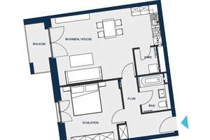Neuwertige 2-Zimmer Wohnung in zentraler Lage – 60486 Bockenheim, Frankfurt am Main – Vorschaubild 10