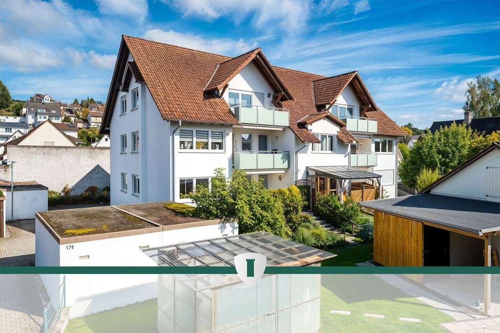 Immobilie in Markdorf - Sonnige, bezugsfreie 3-Zimmer-Wohnung im 1. OG mit Balkon und Garage in Markdorf - Bild 0