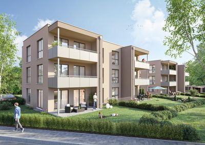 Moderne Eigentumswohnung im stadtnahen Grün - barrierefrei mit Aufzug - für alle Generationen geei