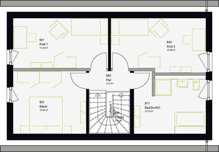 Grundriss Dachgeschoss