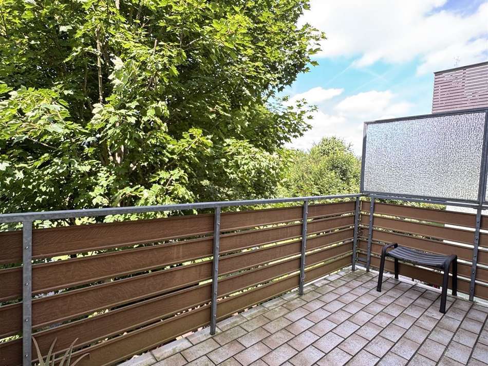Der Balkon im OG