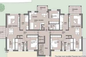Moderne 2,5 u. 3,5 Zimmer-Wohnung mit sonnigem Balkon oder Terrasse in Aichwald-Schanbach – Hauptstraße 75, 73773 Aichwald – Vorschaubild 4
