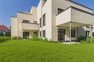 Barrierefreie Neubauwohnung mit Sonnentengarten und Stellplatz