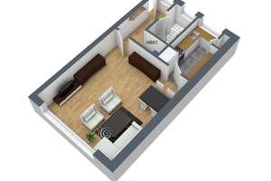 Feines Apartment, Innenstadt, 41 m², Renovierung in Planung.