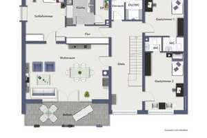 Mehrfamilienhaus mit 3 Wohnungen und 5 Einzimmer-Appartements – Kitzingen (Kreis) – Vorschaubild 31