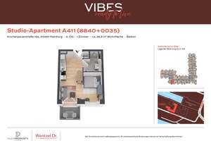 Exklusives Neubau-Studio mit Elbblick - Wentzel Dr. – Kirchenpauerstraße 15a, 20457 HafenCity, Hamburg – Vorschaubild 4