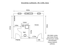Studenten aufgepasst! Zentrale 1-Zimmer-Wohnung in Jena! – 7743 Jena-West, Jena – Vorschaubild 2