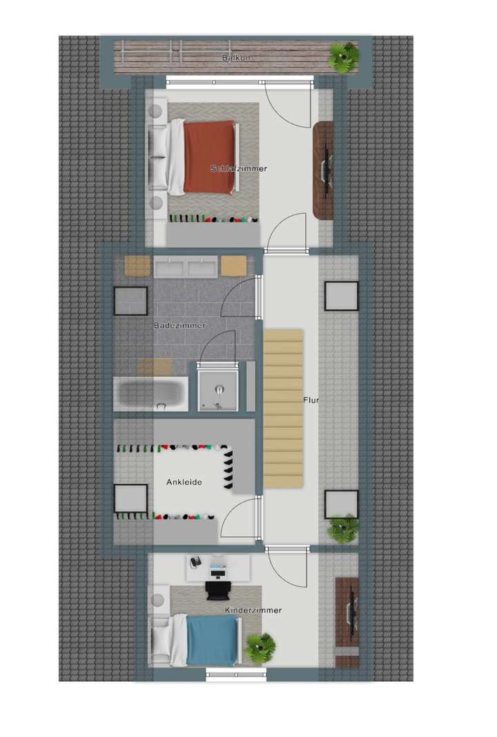 Obergeschoss Exposé