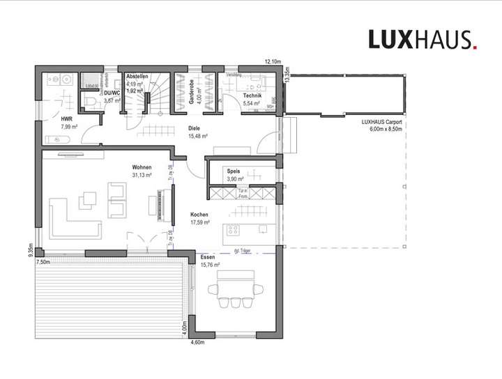 Grundriss Erdgeschoss